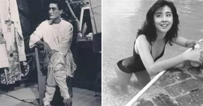 香港影壇最珍貴的5張照片，王祖賢穿泳衣，補妝的林青霞顯青澀