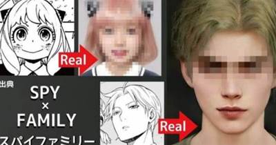 《間諜過家家》AI角色真人化，網友：除了髮型其他的基本都不像