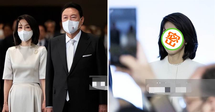 韓國第一夫人少女臉好美！一天換四套衣品太絕，「摘下口罩」49歲像19歲，卻被吐槽：是整容臉